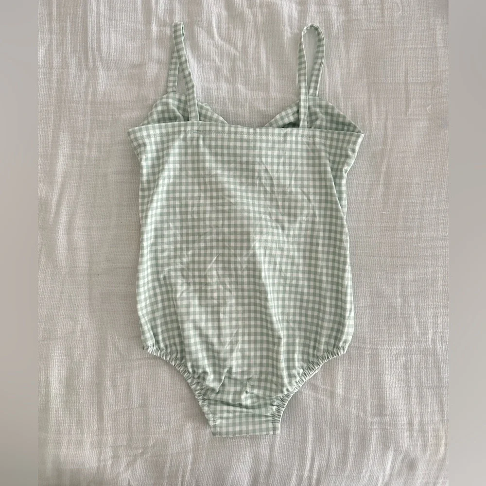 Gingham Tie-Back Bodysuit - Kids